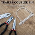 thumbnail image 4 of MLINS 2pcs Locking Pin Trailer Safety Pin Safety Coupler Pin Locking Pin Universal Fit Hardware Pins Spring Loaded Latch Pin Coupler Pin Trailer Coupler Pin Lock, 4 of 8