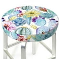 thumbnail image 6 of Goofa Cactus1 Printed Stool Covers Round, Waterproof Round Bar Stool Covers Anti-Slip Round Bar Stool Seat Cover with Elastic Bands Durable -14 inch, 6 of 7