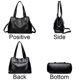 thumbnail image 3 of Bolso de mano de cuero suave genuino para mujer, bolso de hombro Vintage, bolso de diseñador de lujo, monedero de gran capacidad, Sac A Main, 3 of 6