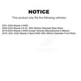 thumbnail image 2 of CMX Front Rear Disc Brake Rotors Kit for Car Mazda 3 CX-30 Sport K8-102270, 2 of 8