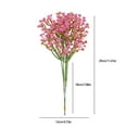 thumbnail image 3 of Simulated Babysbreath Fake Flowers, 6-Pack Plastic Wedding Decoration, Home Furnishings Hotels Indoor/Outdoor, Realistic Appearance, 11.4x4.7in, No Watering/Pruning Needed, 3 of 6
