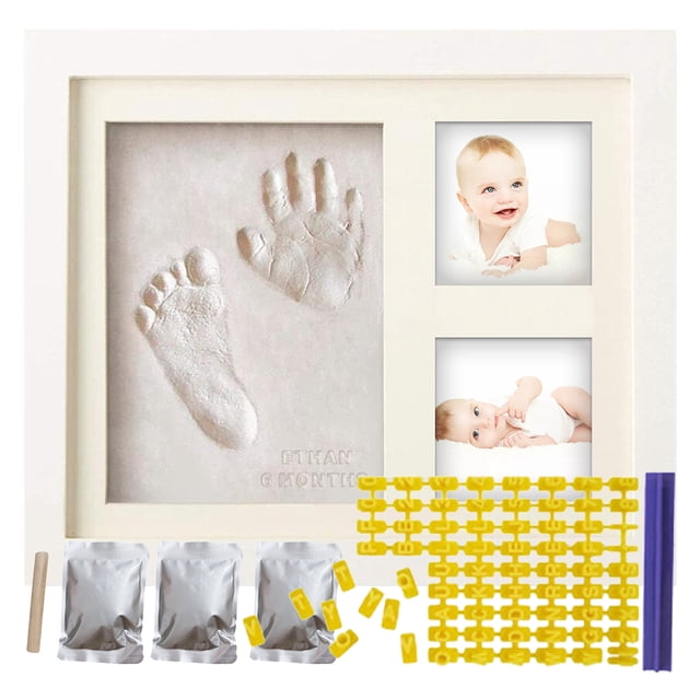 Kit de huellas de manos de arcilla para bebé recién nacido Gloria Inkpad