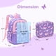 thumbnail image 5 of Set de mochilas Mommore Kids con lonchera para niñas de 4 a 8 años, resistente al agua, 5 of 7