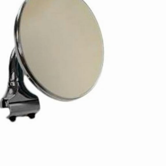 R6610 4 ft. Chrome Steel Polished Peep Round Mirror