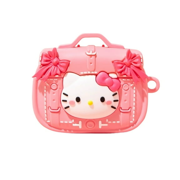 For Airpods 1 2 3 4 Pro Pro 2 Kitty Bag Silicone Earphone Case Accessories Cover