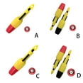 thumbnail image 4 of Universal Non-Breaking Multimeter Test Probes Measuring Device Non Destructive Needle Conversion Pin Tester Replaceable 4mm 1Pc Red, 4 of 9