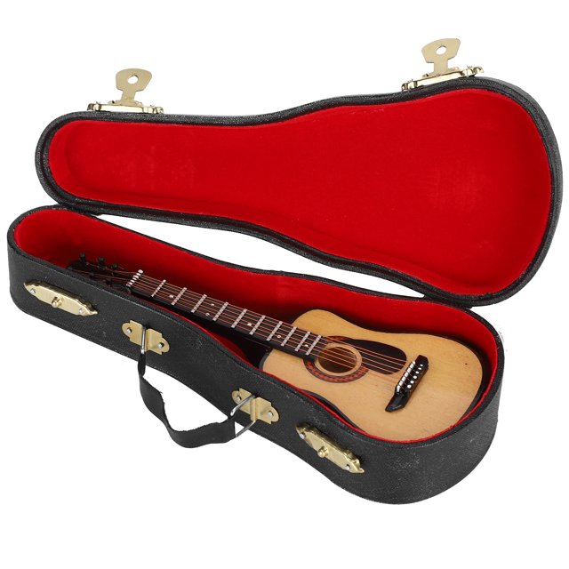 Adorno De Escritorio Decoración De Guitarra, Mini Instrumento Musical, Para Niños, Regalo De Cumpleaños, Regalo De Aniversario Familiar