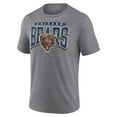thumbnail image 2 of Men's Fanatics Heather Gray Chicago Bears Warped Block Tri-Blend T-Shirt, 2 of 3