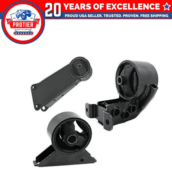 Engine Motor Mount 3PCS Set for 1995-1996 Hyundai Accent 1.5L SOHC Auto Trans Replaces A6129 A6153 A6140