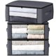 thumbnail image 1 of Bolsas de almacenamiento HomeHacks Storage, paquete de 3 unidades, organizador de ropa, 35 L, 1 of 8