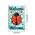 thumbnail image 4 of Amhnf Welcome Ladybug Garden Flag For Home Outdoor Garden Yard Decor 12x18 inch, 4 of 5