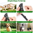 thumbnail image 6 of CACHOR Wireless Dog Fence, 2023 Electric Fence for 2 Dogs Shocks Training Collar Remote 2-in-1,Wireless Pet Containment System with Adjustable Vibration & Shock Training Collar for All Dogs, 6 of 7