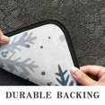 thumbnail image 6 of Blue Christmas Snowflake Pattern Door Rugs,Washable Non Slip Door Mats Indoor,Decorative Door Mats,Entry Mat Indoor for Entrance,Bedroom,Kitchen,Bathroom,30"x17", 6 of 6