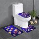 thumbnail image 1 of Rayman Juego de 3 alfombras de baño de coral fleece: tapete de baño + alfombra de inodoro en forma de U + funda de tapa de inodoro en forma de O, 1 of 6