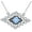 Round Eye, variant on Evil Eye Pendant Necklace 925 Sterling Silver Greek Protection Jewelry Lucky Necklace for Women Mom