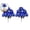 Blue, variant on Artificial Flowers for Outdoors Silk Flowers UV Resistant Faux Flowers for Outdoor Planters Realistic Spring Decor Artificial Dahlia Flowers for Front Door Porch Patio Balcony Yard