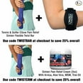 thumbnail image 2 of SIMIEN Flexible Rubber Twist Bar - 3 Resistance Bar Levels In 1 - Tennis Elbow, Golfer's Elbow, Tendonitis, Works With Brace & Sleeves - Flex & Twist Elbow, Wrist, Forearm Pain Relief - 2 BONUS eBooks, 2 of 3