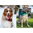 thumbnail image 3 of 4 pañuelos clásicos de algodón a cuadros para perros, pañuelo triangular para cachorros, para perros pequeños, medianos y grandes, y gatos., 3 of 6