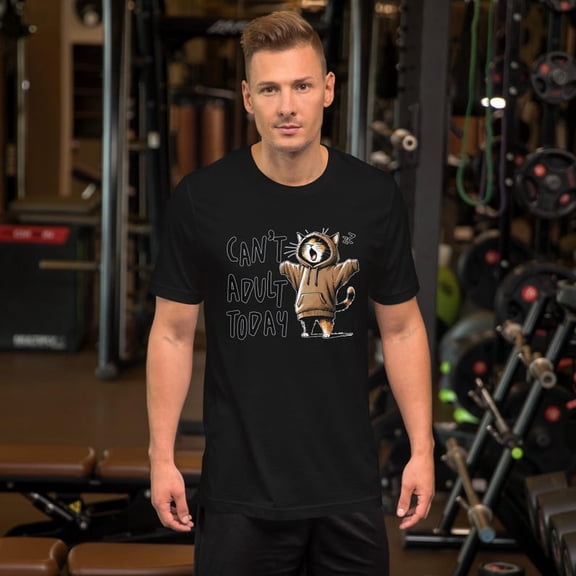 Lazy Cat T-Shirt, Funny Sarcastic Grumpy Cat Graphic Tee, Sassy Cat Lover Unisex Shirt, Cat Mom Gift, Pet Humor Tee