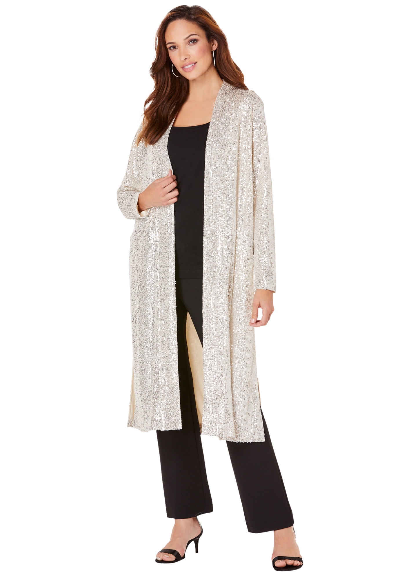 sequin duster jacket