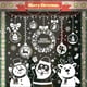 thumbnail image 5 of Farfi 2023 pegatinas navideñas autoadhesivas exquisitas ornamentales Diy festivas Navidad muñeco de nieve alce ventana calcomanía decoración del hogar, 5 of 5