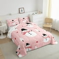 thumbnail image 3 of Homewish Kids Children Teens Cartoon Snowman Bedding Comforter Set 2pcs,Merry Christmas Twin Comforter Sets Microfiber,Happy Xmas Breathable Bedding Set,Ultra Soft Home Decor,Reversible, 3 of 8