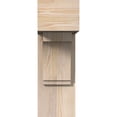 thumbnail image 4 of Ekena Millwork 7 1/2"W x 18"D x 22"H Imperial Block Smooth Bracket w/ Offset Brace, Douglas Fir, 4 of 25