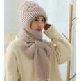 thumbnail image 3 of CHUAYA  Integrated Ear Protection Windproof Cap Scarf, One-piece Windproof Ear Protection Cap, Windproof Neck Warmer Ear Protection Cap Women, 3 of 6