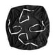 thumbnail image 3 of Funda para silla de oficina, suave, lavable, diseño simple, funda elástica para asiento de silla. Negro, 3 of 9