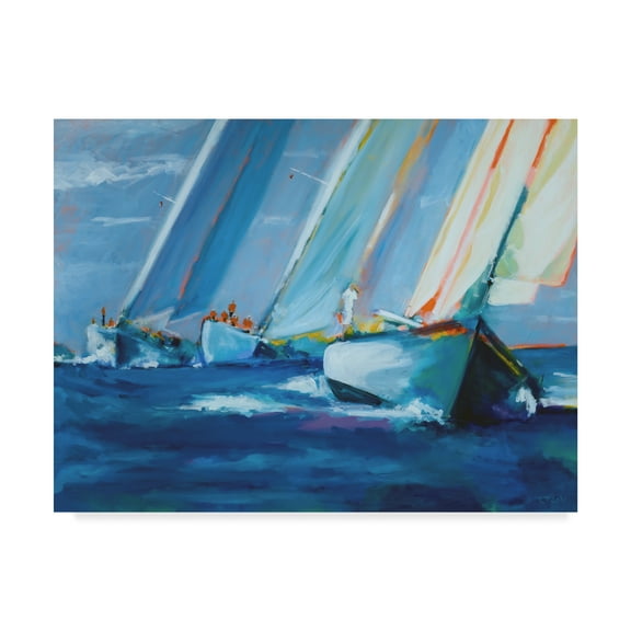 Trademark Fine Art 'Beating I' Canvas Art by Curt Crain