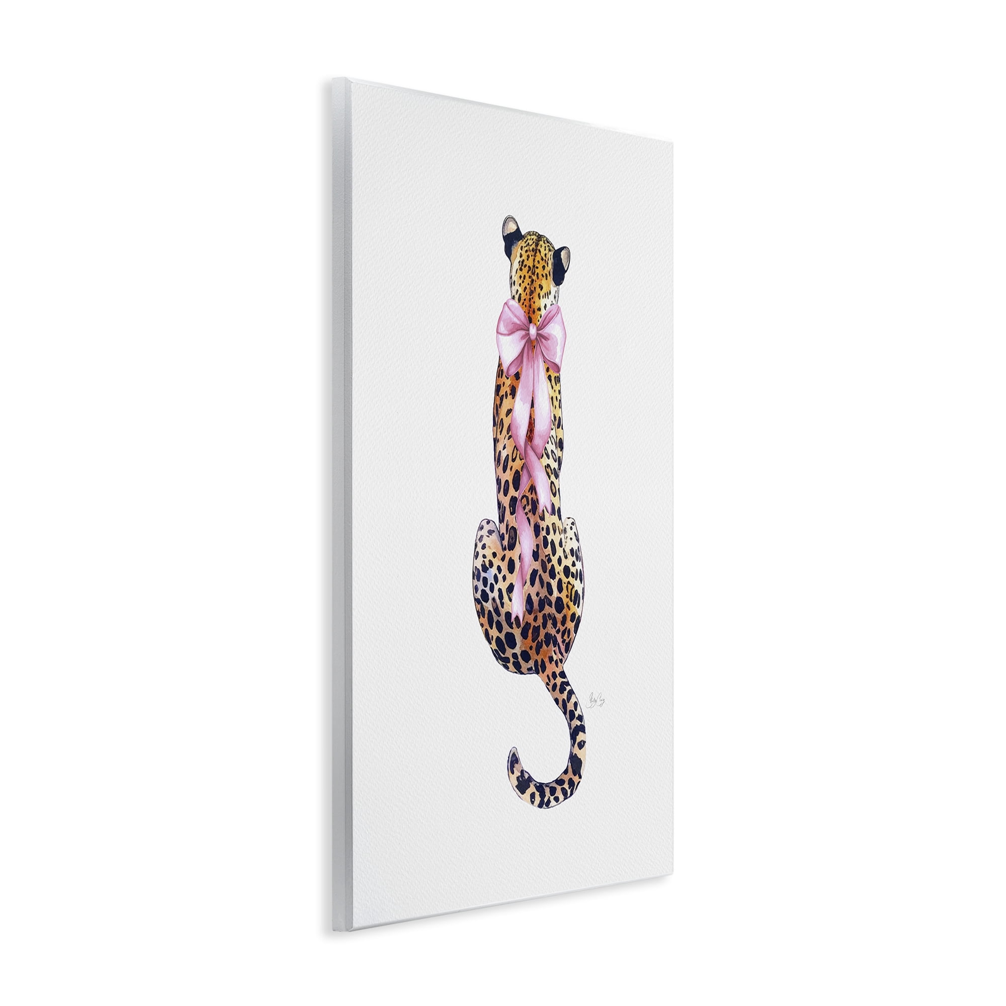 Stupell Industries Poised In Pink Cheetah Wall Plaque Art, design by Shelly Craig