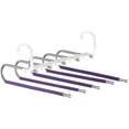 thumbnail image 1 of Aedtie Rack Multi Functional Pants Rack Hanger Pants Hangers Saving Closet Multiple Multifunctional Uses Rack Organizer For Trousers Scarves Slack (1 Pack With 5 Cli, 1 of 9