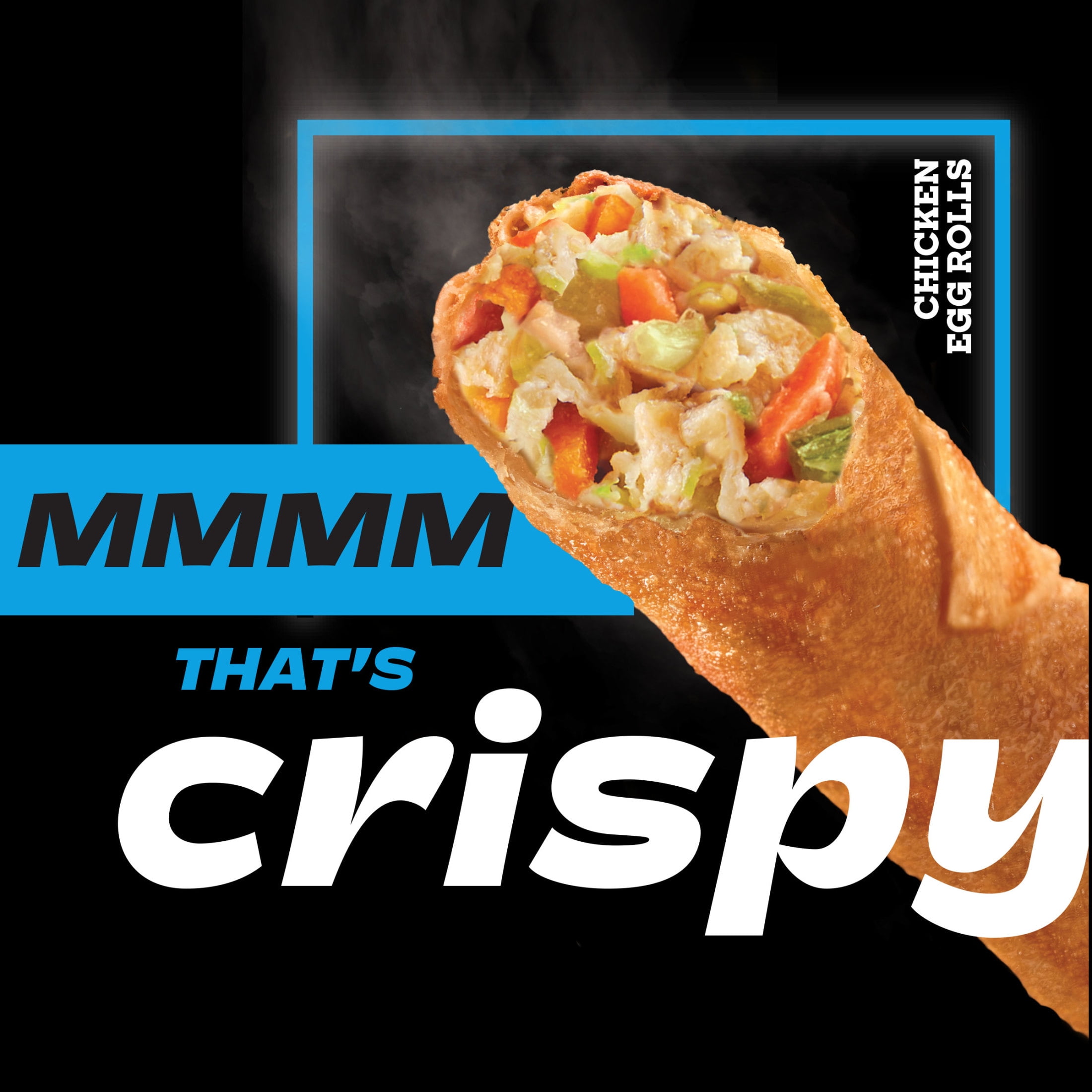 Pagoda Frozen Crunchy Crispy Chicken Egg Rolls, 22.0 oz