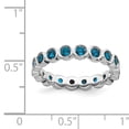 thumbnail image 5 of Blue Topaz Sterling Silver Ring, 5 of 5