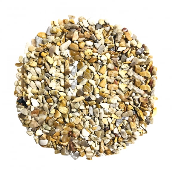 SELIVO Natural Crystal Small Grain,Polished Gravel Decorative,Crushed Chips Tumbled Polished Stones Assorted Irregular Shaped Decorative Rocks,River Rocks for Indoor Plants,Vases,Planters
