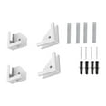 thumbnail image 1 of Soporte de pared para tableta universal, fácil de instalar, versátil, de alta confiabilidad, paquete de 4 Blanco, 1 of 9