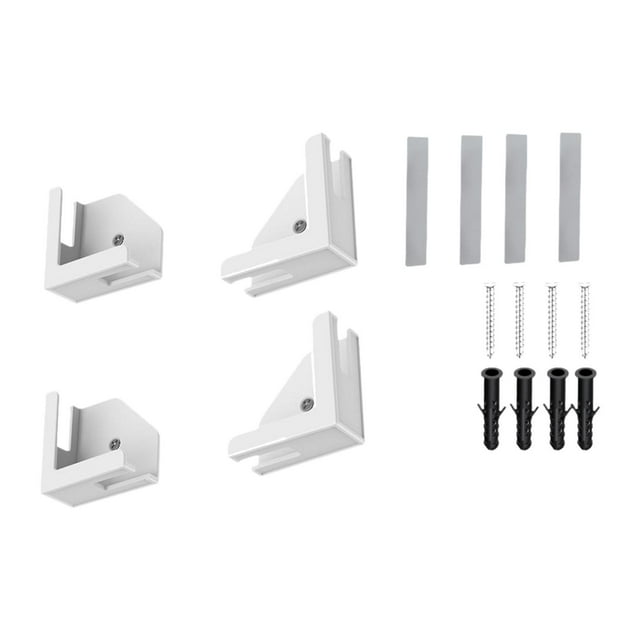 Miulika 4 Pack Wear Resistant Tablet Wall Mount Holder for Laptops Warehouse Flat Pc White