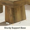 thumbnail image 6 of Tribesigns Farmhouse Coffee Table, 47" Wood Accent Center Tables for Living Room, Rustic Brown, 6 of 7
