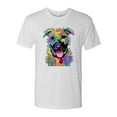 thumbnail image 2 of Wild Bobby, Don't Judge My Pitbull I Won't Judge Your Kids Funny Dog Lover Mens Premium Tri Blend T-Shirt, Heather White, Small, 2 of 3