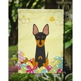 thumbnail image 3 of Easter Eggs English Toy Terrier Garden Flag, 3 of 3
