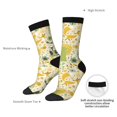 thumbnail image 2 of Yiaed Animal Tree Print Great elasticity Crew Socks Sports socks for Men and Women, 2 of 5