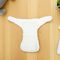 OUNONA Cotton Cloth Diapers White Reusable for Newborns Breathable Comfortable
