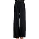 thumbnail image 1 of Pantalones Largos De Mujer Pantalones de algodón y lino ajustables con nudo de corbata para vacaciones sueltas (negro M) Cgtredaw Para estrenar, 1 of 1