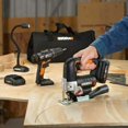 thumbnail image 2 of Worx WX958L 20V Power Share Perceuse Sans Fil et Scie Casse-Tête avec Trousse Combinée à Lumière Flexible, 2 of 4