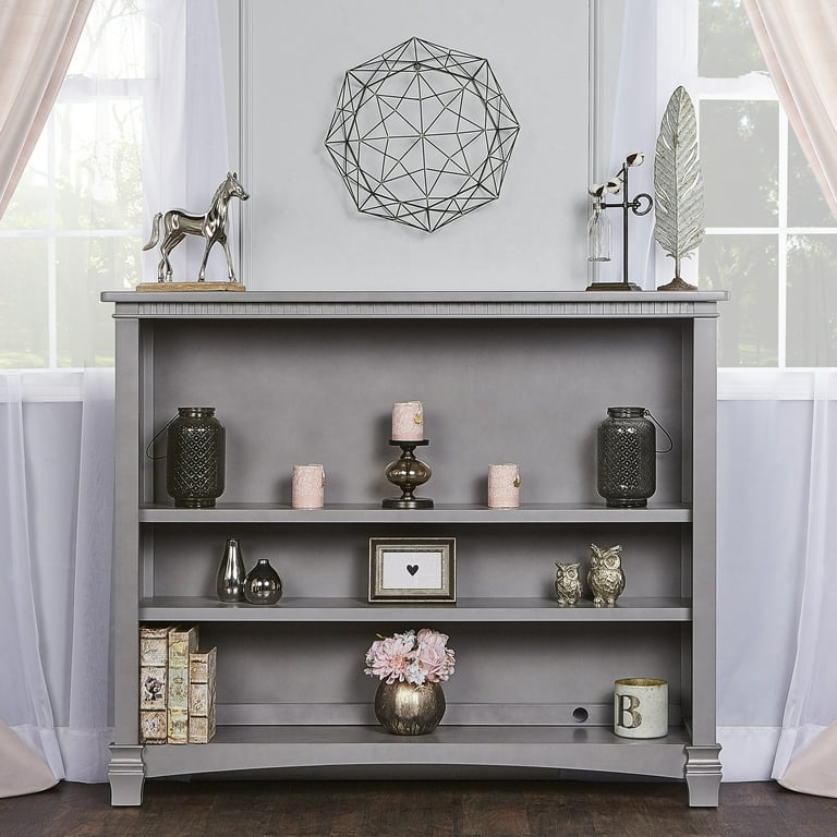 Evolur Cheyenne and Santa Fe Hutch Storm Gray Walmart