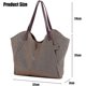 thumbnail image 2 of Bolso de lona para mujer, bandolera, bolso de playa, bolso de muñeca (beige) s202412243666, 2 of 3