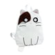 thumbnail image 3 of Mochila de lona ligera y portátil con diseño de gato de dibujos animados Blanco, 3 of 9