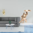 thumbnail image 2 of Escultura de estatua,Estatuas y figuras con gestos de los dedos de la mano,Estatua,Bandeja para servir estatuas,decoración del hogar,manualidades,Escultura de resina coleccionable,regalo, 2 of 8
