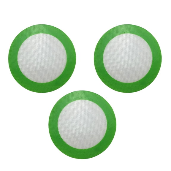 Raindrops Green Silicone Baking Mat 20CM Non-Stick Reusable Oven Liner for Baking