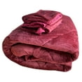 thumbnail image 2 of Home Must Haves 3 Piece Warm Super Thick Soft Borrego Sherpa Quilted Blanket Set, 2 of 7